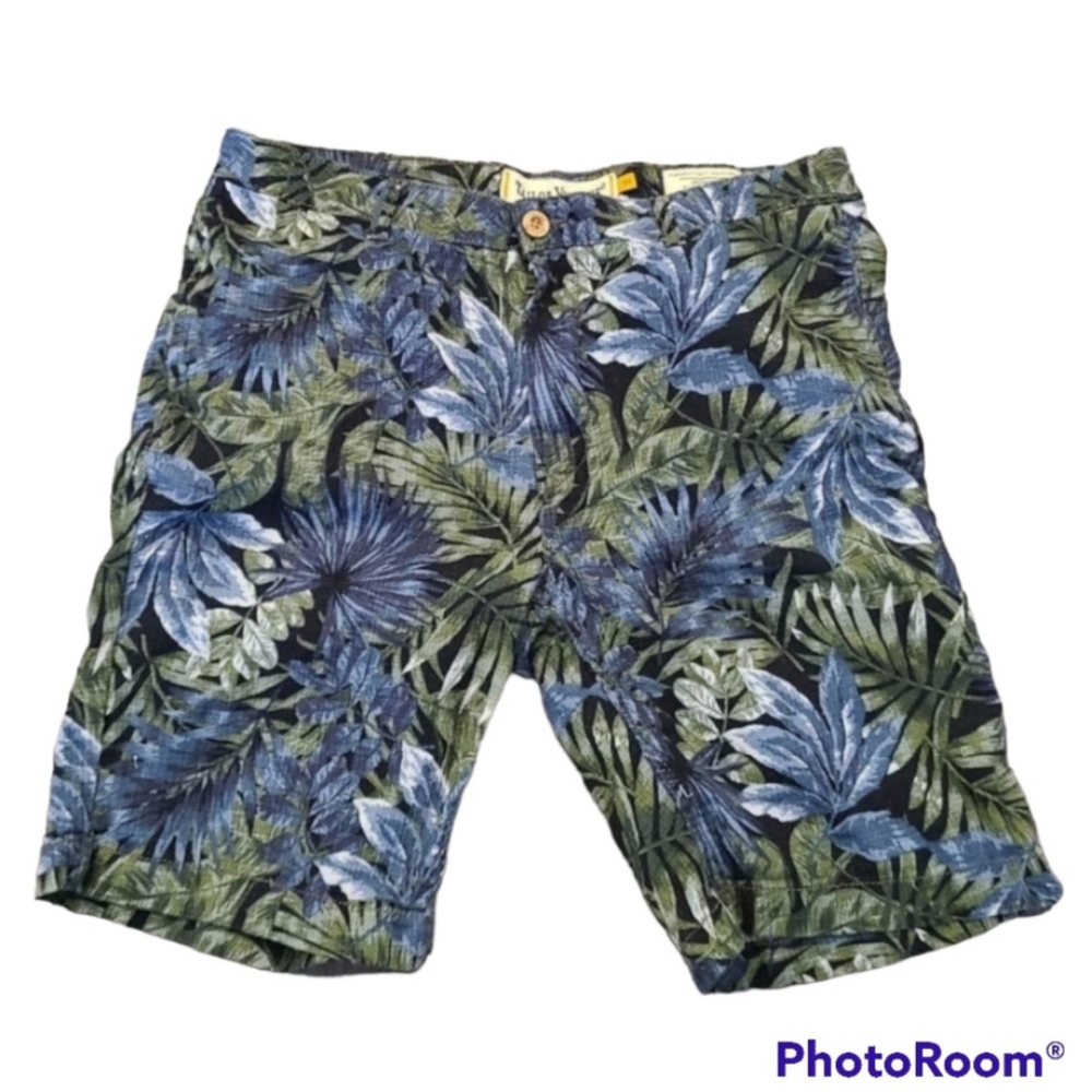 Tailor Vintage Men's Shorts Stretch Cotton Linen